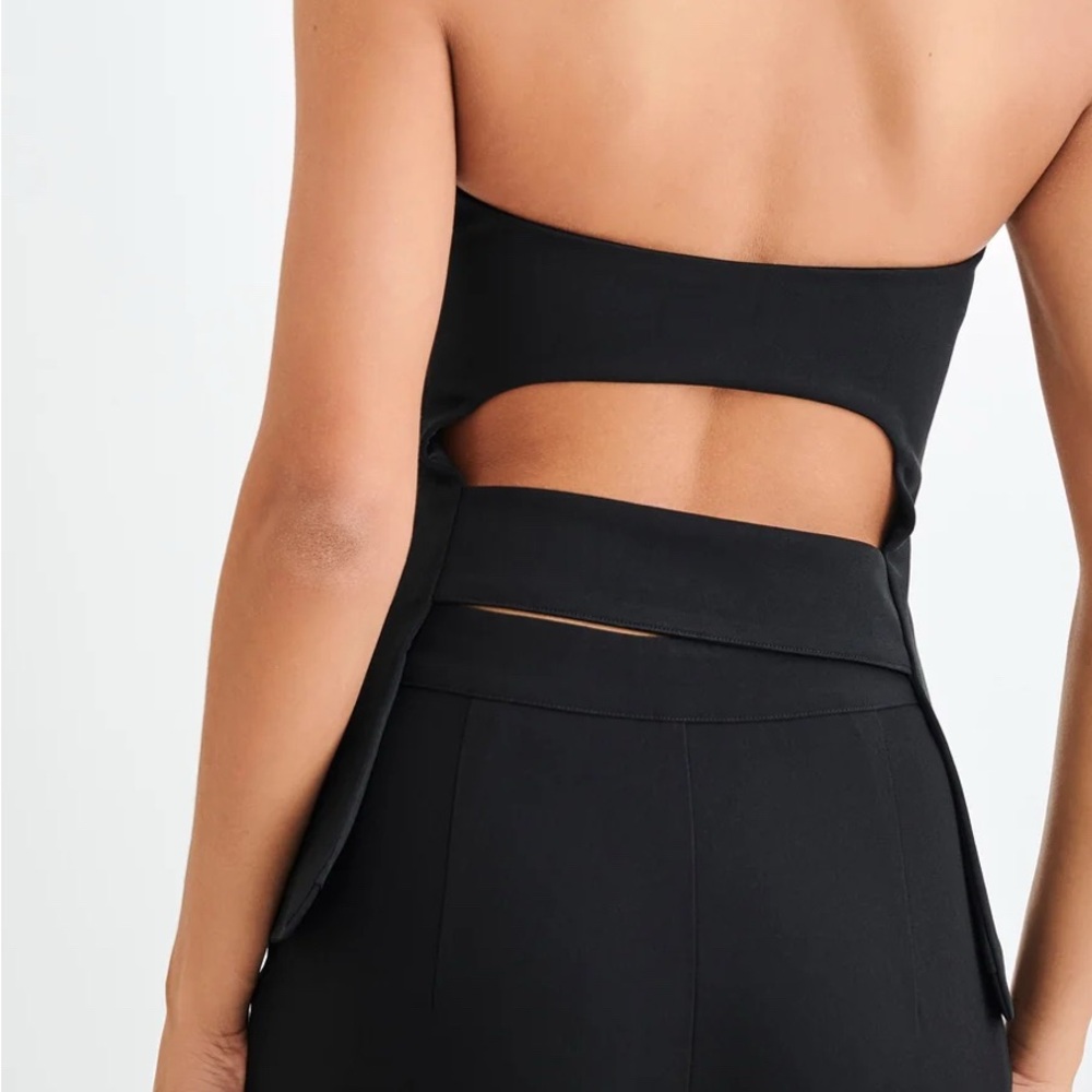 MESHKI Antonia Strapless Cut Out Top